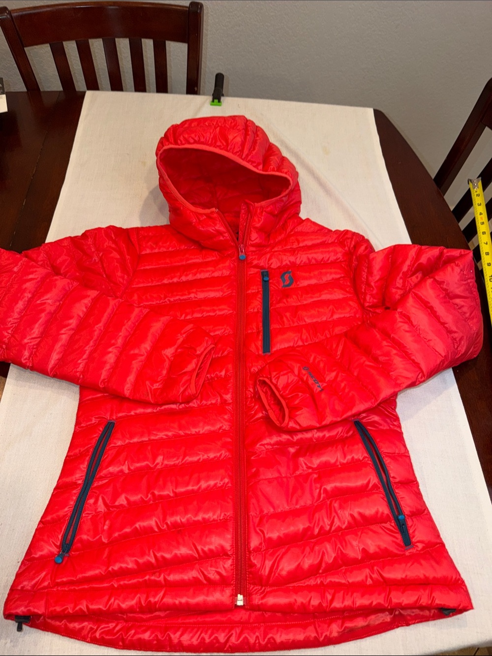 SCOTT INSULOFT LIGHT DOWN winter ski jacket SZ 8-10
